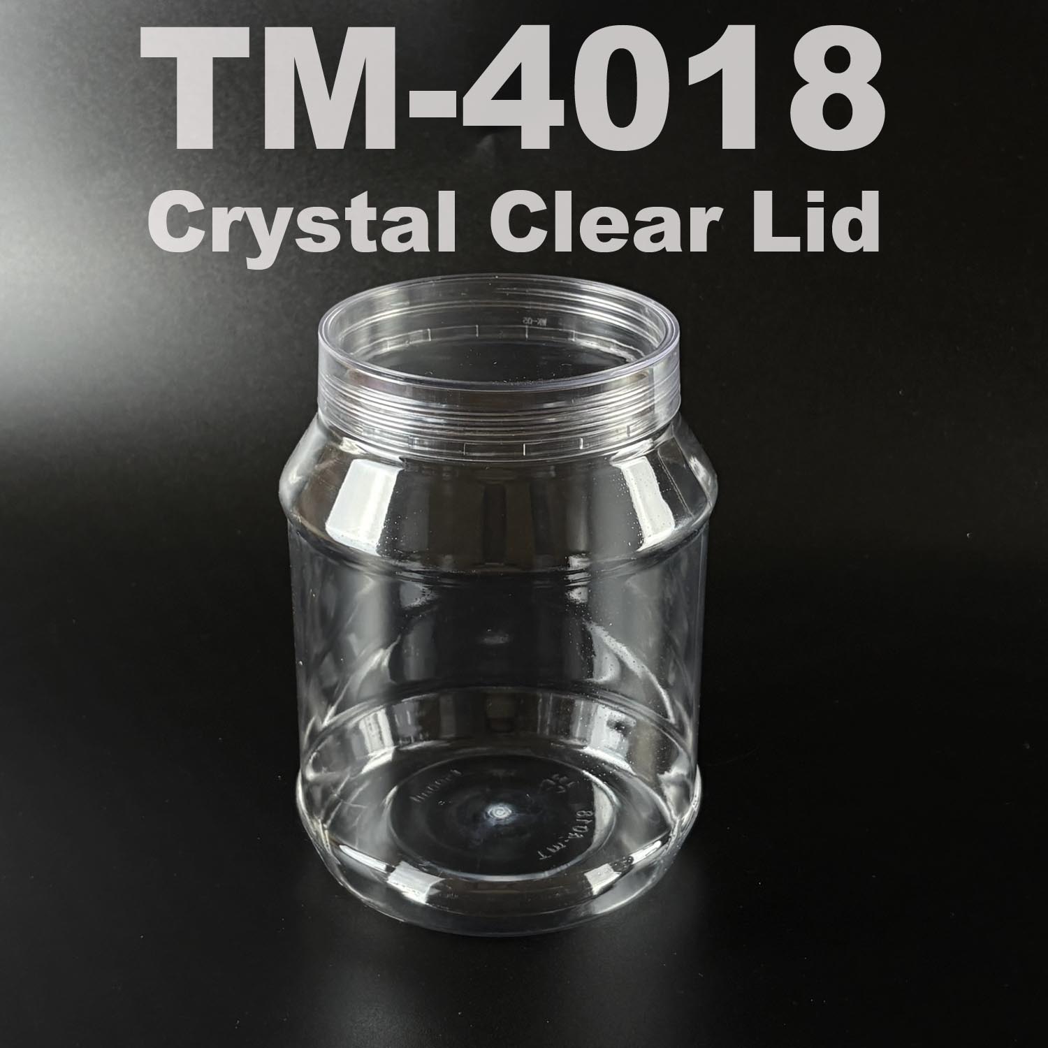 pet bottle 1500ml with  CRYSTAL CLEAR lid